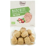 Biscuiti cu alune de padure fara gluten bio 100g Obio PROMO-picture