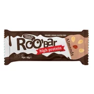 Baton proteic cu migdale invelit in ciocolata bio 40g Roobar-picture