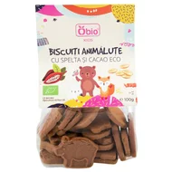 Biscuiti animalute cu spelta si cacao bio 100g Obio-picture