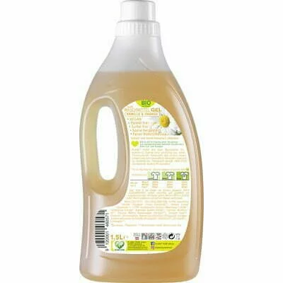 Detergent GEL bio de rufe colorate musetel - portocale - 1.5L Planet Pure