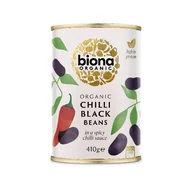 Fasole neagra in sos chilli, 410g, Biona-picture