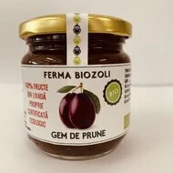 Gem de prune fara zahar, bio, 200g - Ferma Biozoli-picture