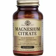 Magnesium Citrate (Citrat de magneziu) 200mg 60tb SOLGAR-picture
