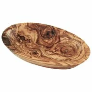 Bol oval din lemn de maslin, 15 cm-picture