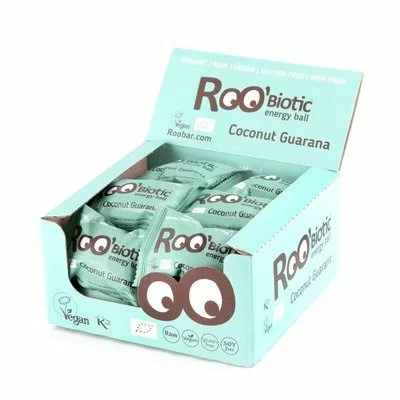 ROObiotic energy ball cocos si guarana bio 22g