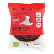 SANATELE BIO Ciocolata neagra, ecologic, fara gluten, 32g, Republica Bio-picture