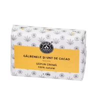 Sapun natural crema, GALBENELE SI UNT DE CACAO, 100g, Elixir H-picture