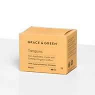 Tampoane din bumbac organic 100% Normal (18 buc), Grace and Green-picture