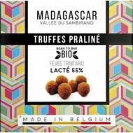 Trufe de ciocolata belgiana cu praline, artizanale, Madagascar, eco 75g, Millesime-picture